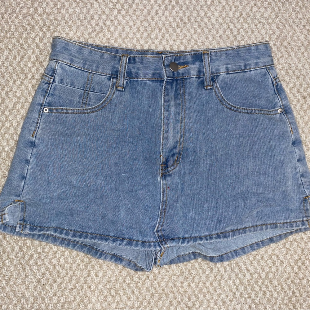 Classic Blue Denim Women's Shorts